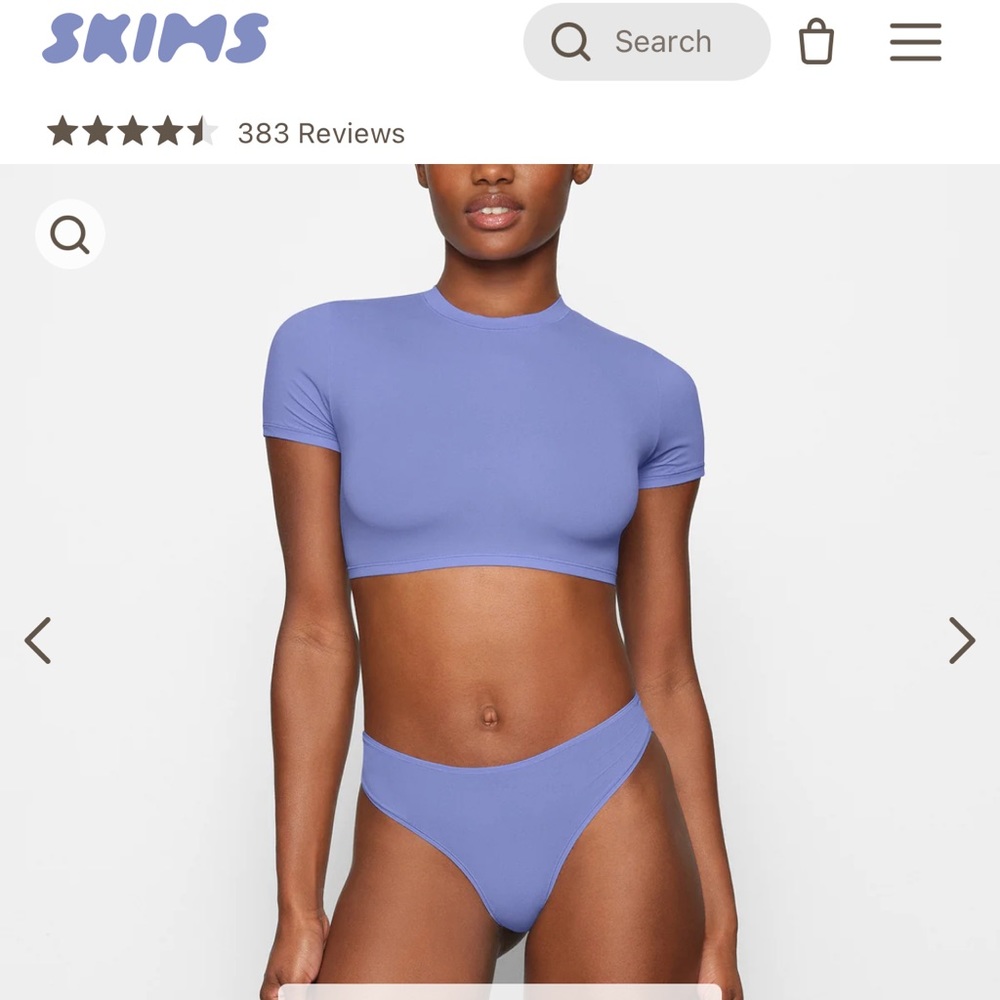 Skims fits everybody cropped tee